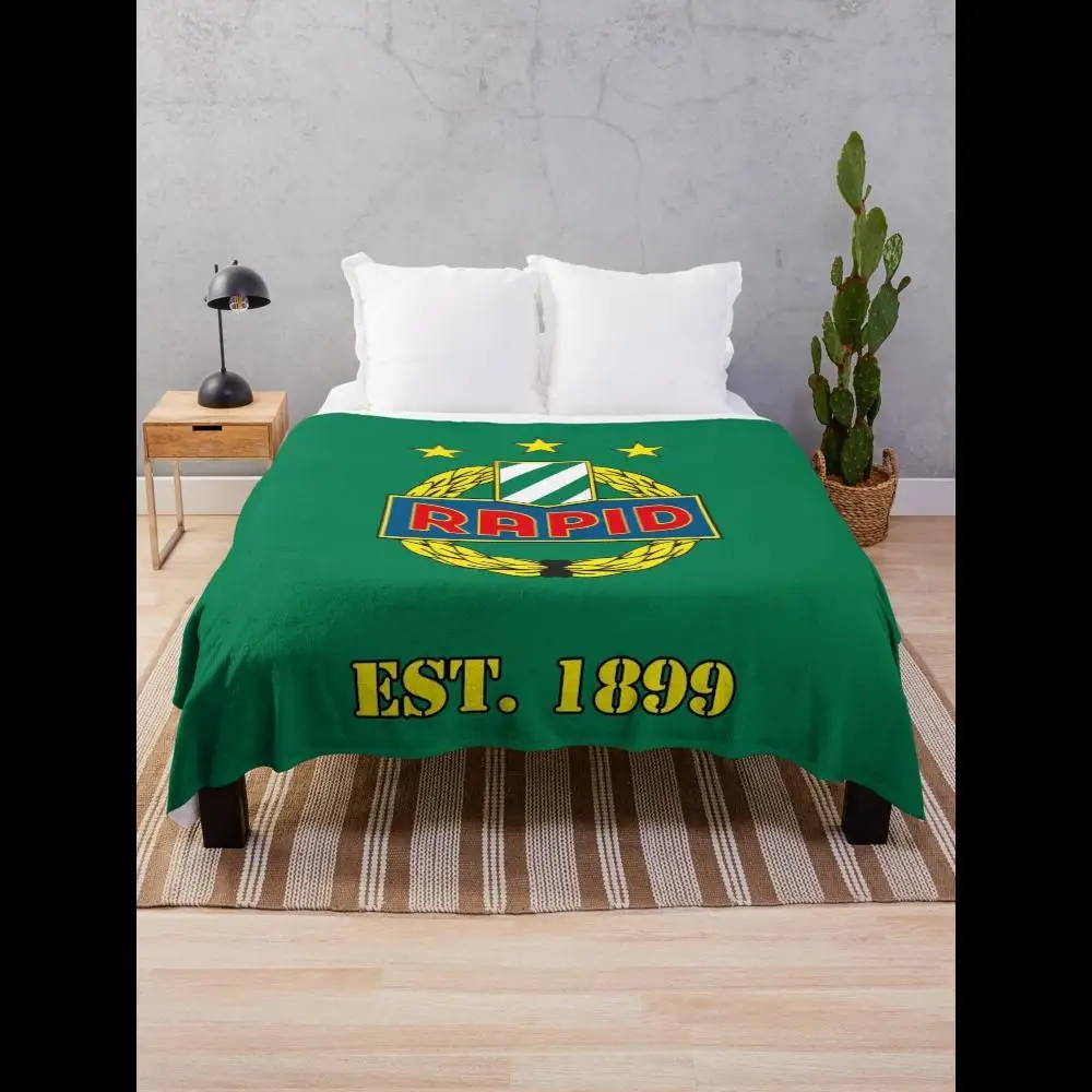 RAPID WIEN FOOTBALL CLUB Throw Blanket Official Fan Plush Blanket for Soccer Supporters
RAPID WIEN FOOTBALL CLUB Throw Blanket Official Fan Plush Blanket for Soccer Supporters