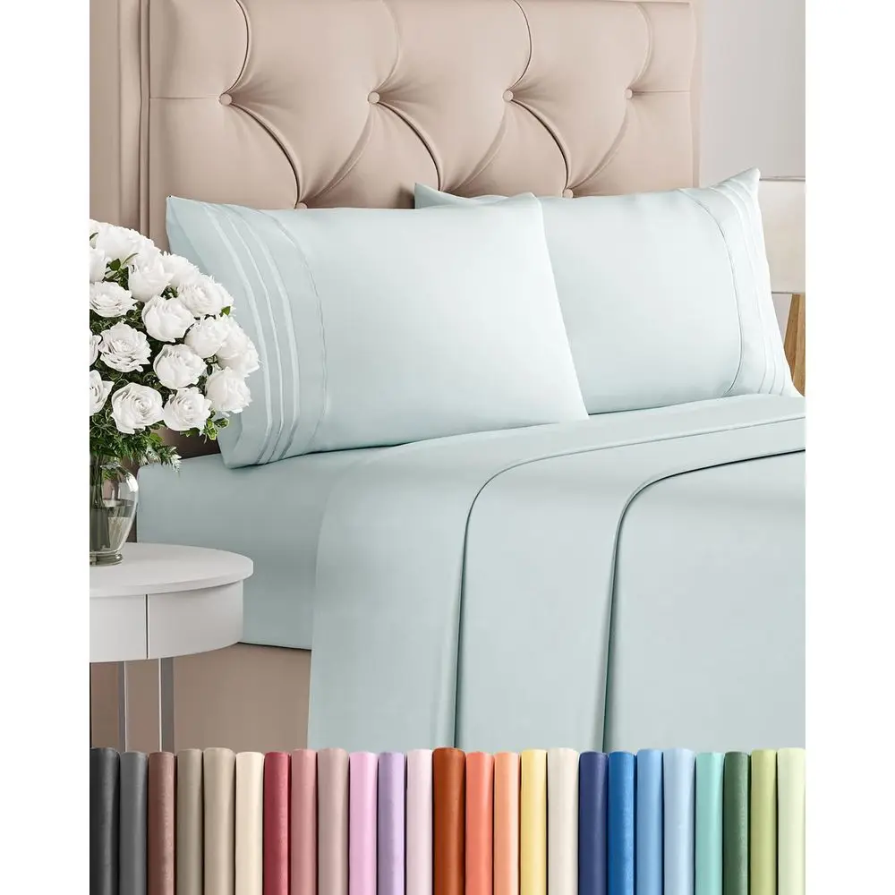 ull Size 4 Piece Sheet Set - Comy Breathable & Cooling Sheets - Hotel Luxury Bed Sheets or Women & Men - Deep kets, Easy-it, Ext
ull Size 4 Piece Sheet Set - Comy Breathable & Cooling Sheets - Hotel Luxury Bed Sheets or Women & Men - Deep kets, Easy-it, Ext