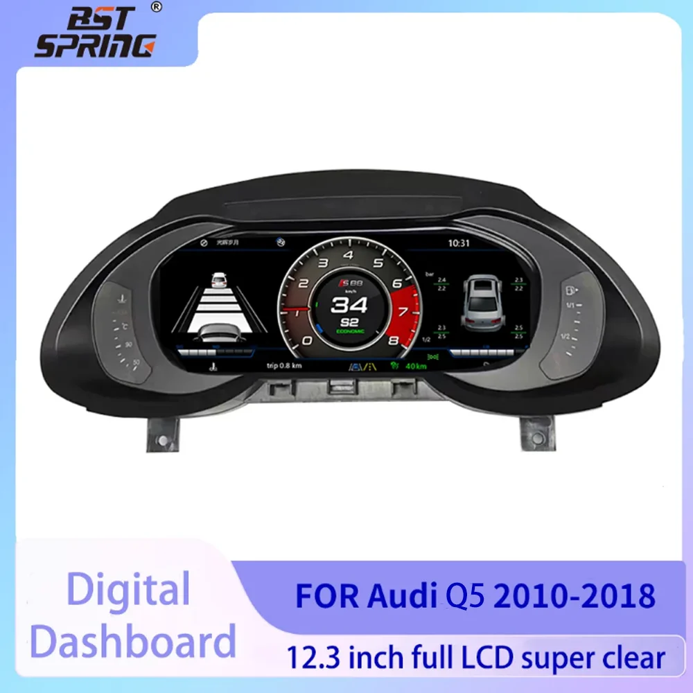 Bosstar 12.3'' Car Auto Meter Speedometer LCD Digital Cluster Dashboard Oil Gauge Linux System For Audi Q5 2010-2018 Instrum
Bosstar 12.3'' Car Auto Meter Speedometer LCD Digital Cluster Dashboard Oil Gauge Linux System For Audi Q5 2010-2018 Instrum
