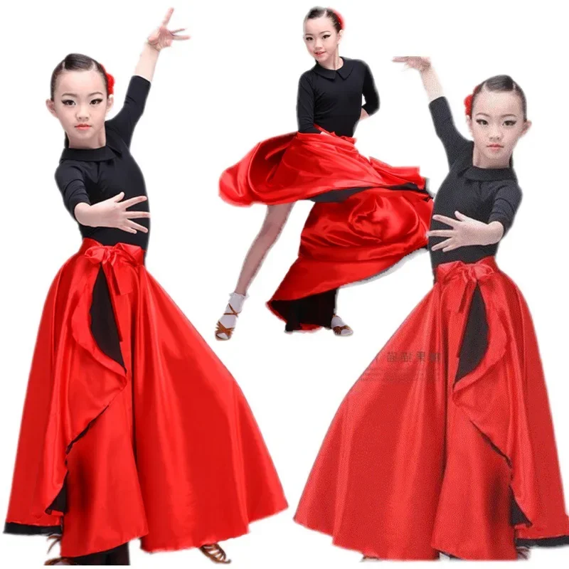 New Lady Latin Dance Red Skirt Female Pasodoble Dance Skirt 65-95cm Cape Performance Competition Wear Female Dancing Wear
New Lady Latin Dance Red Skirt Female Pasodoble Dance Skirt 65-95cm Cape Performance Competition Wear Female Dancing Wear