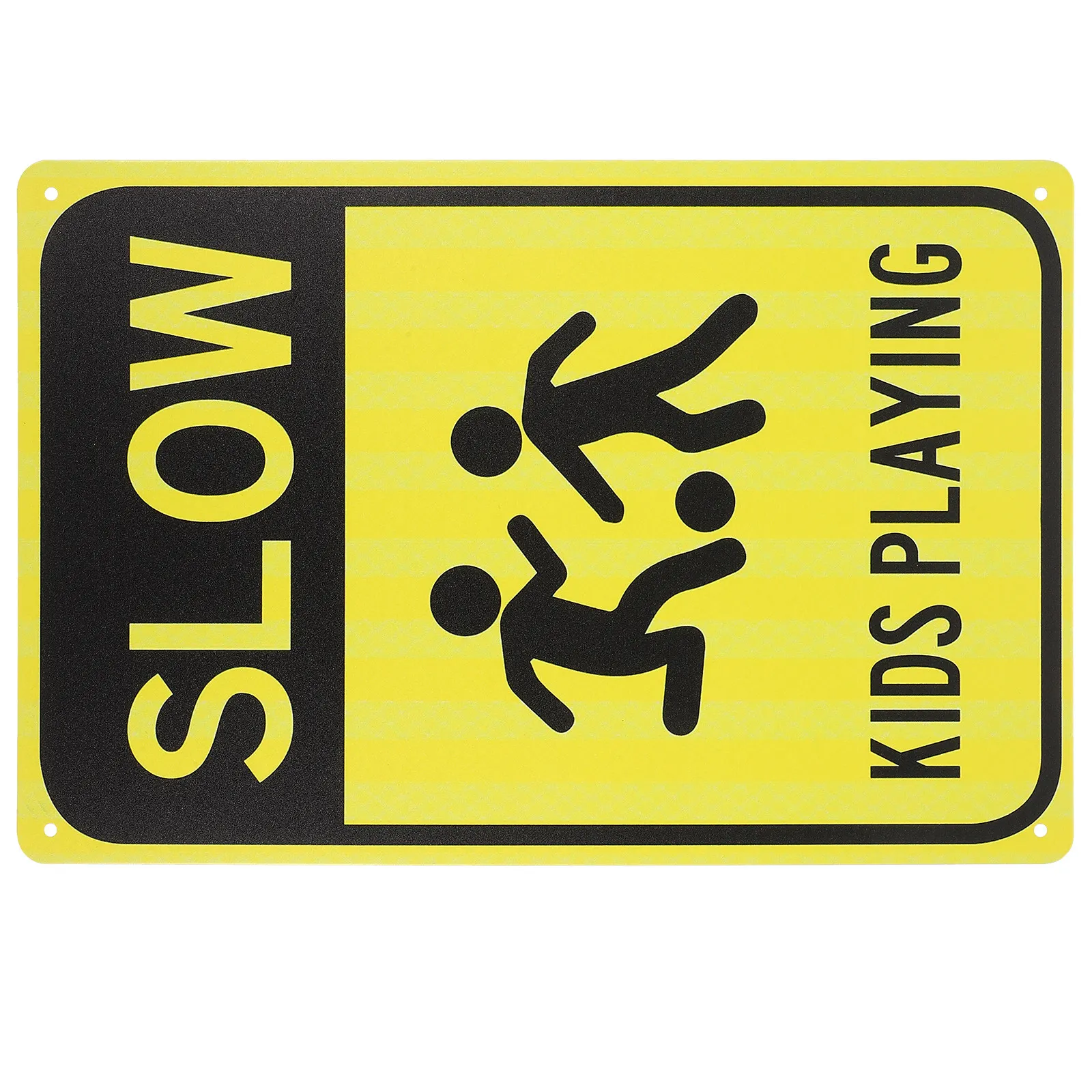 Sturdy Sign High Visibility Safety Marker Slow Down Kids Playing Zone Outdoor Traffic Warning Street
Sturdy Sign High Visibility Safety Marker Slow Down Kids Playing Zone Outdoor Traffic Warning Street