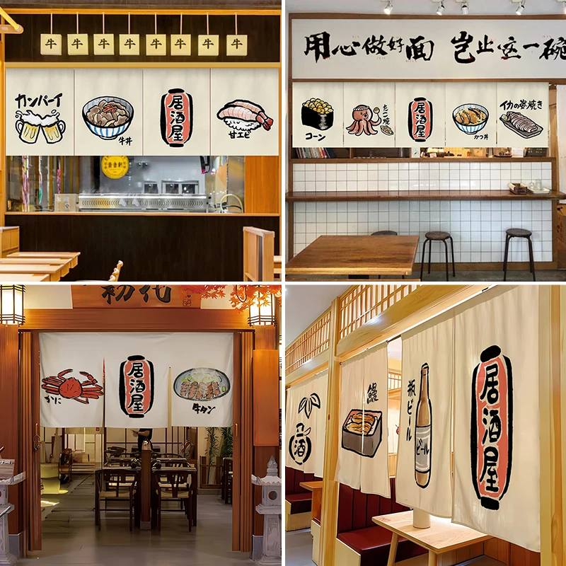 Japanese Door Curtain Izakaya Yakiniku Decoration Short Curtain Japanese Cuisine Shop Bar Counter Partition Hanging Cloth
Japanese Door Curtain Izakaya Yakiniku Decoration Short Curtain Japanese Cuisine Shop Bar Counter Partition Hanging Cloth