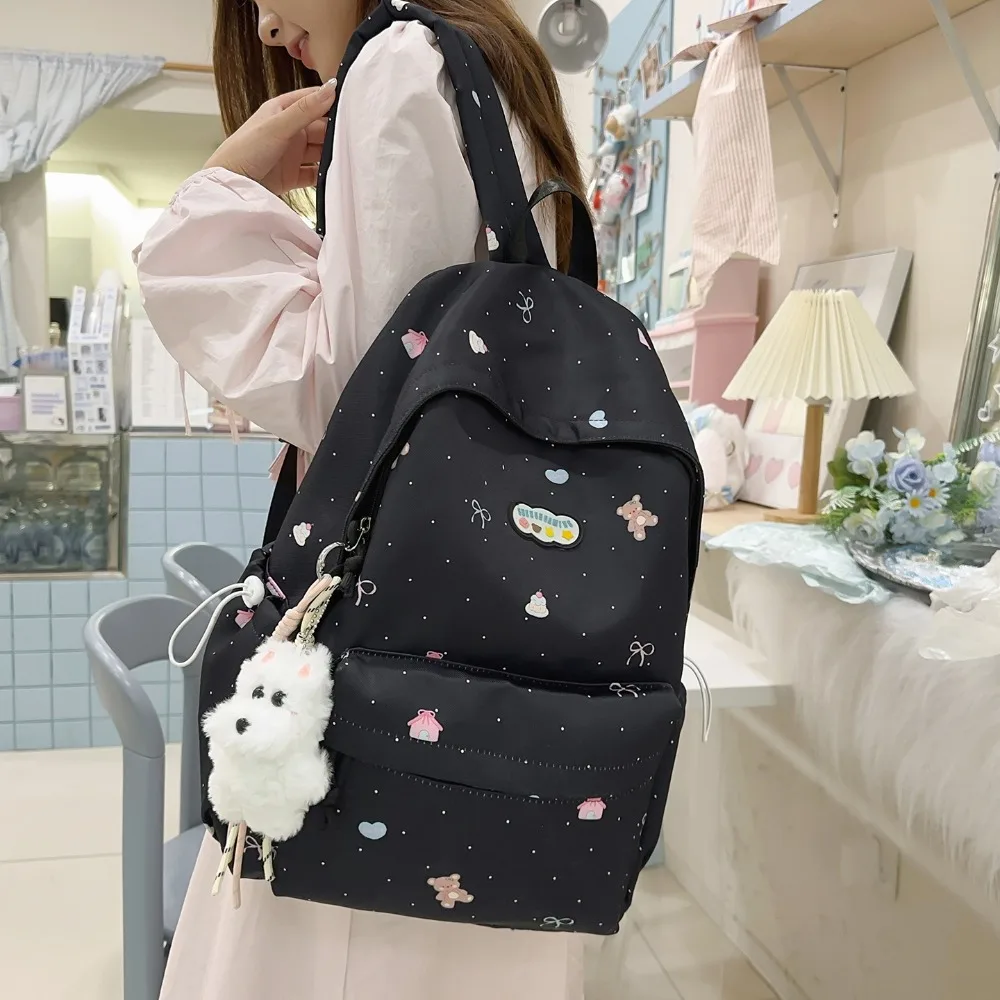 School Bag Female New Cute Cartoon Middle and High School Students Large Capacity Casual Versatile Backpack Multi-function
School Bag Female New Cute Cartoon Middle and High School Students Large Capacity Casual Versatile Backpack Multi-function