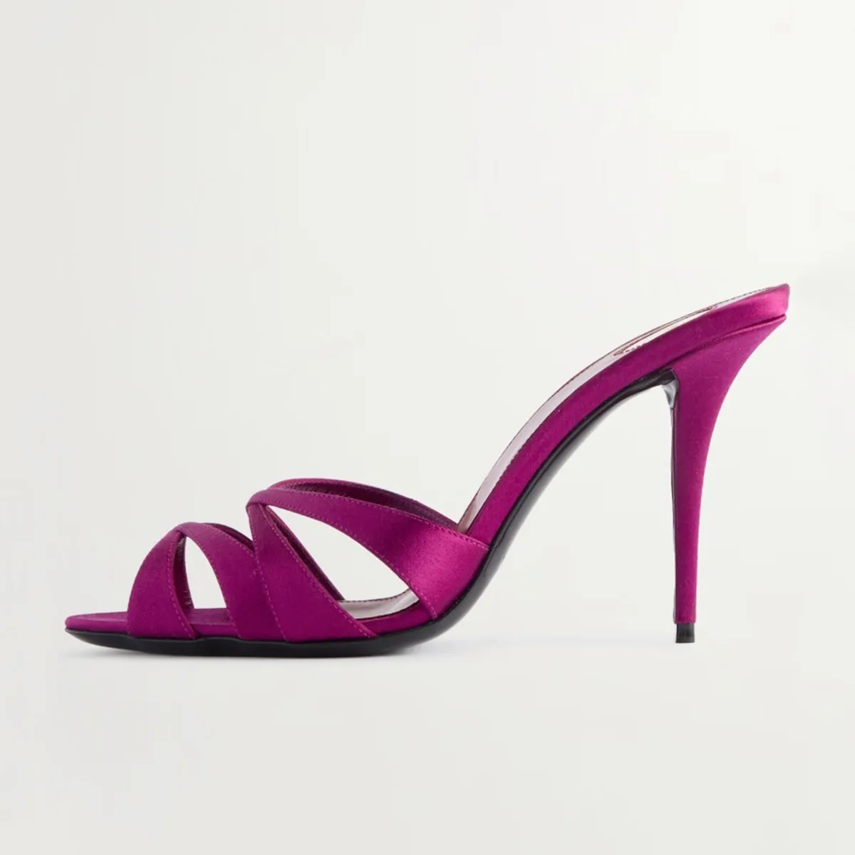 Arden Furtado Summer Purple satin Banquet shoes Word slippers Round toe Super high heel Slip-on Open toe Mules Extra large size
Arden Furtado Summer Purple satin Banquet shoes Word slippers Round toe Super high heel Slip-on Open toe Mules Extra large size