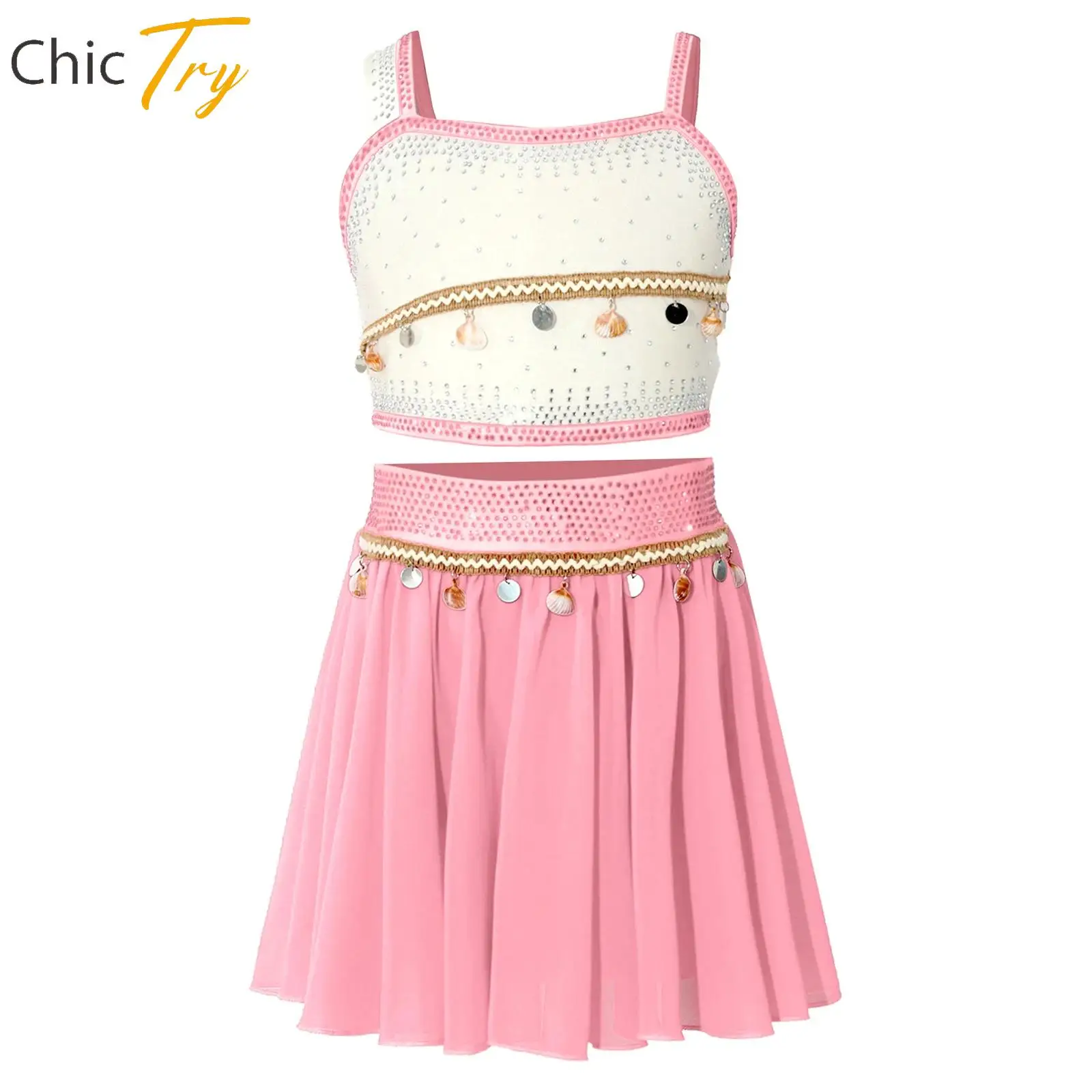 Sequin Shell Tassel Dance Costume Set Kids Child Belly Ballet Modern Lyrical Figure Skating Dancing Clothes For Girl Children
Sequin Shell Tassel Dance Costume Set Kids Child Belly Ballet Modern Lyrical Figure Skating Dancing Clothes For Girl Children