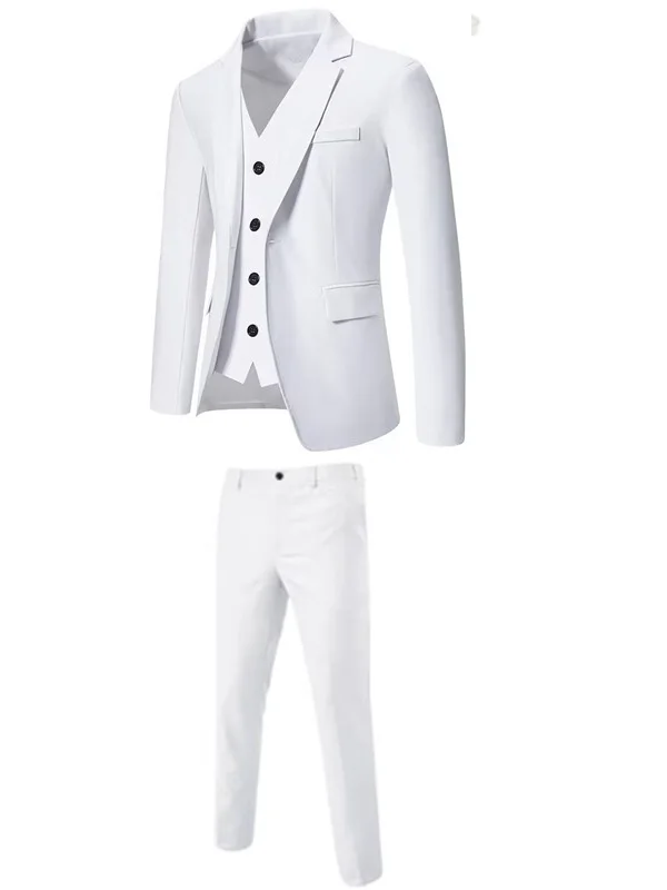 Adult Men's Casual Three-Piece Suit Vest Pants Set Standard Fit Youth Trend Other Material Business Formal No Button
Adult Men's Casual Three-Piece Suit Vest Pants Set Standard Fit Youth Trend Other Material Business Formal No Button