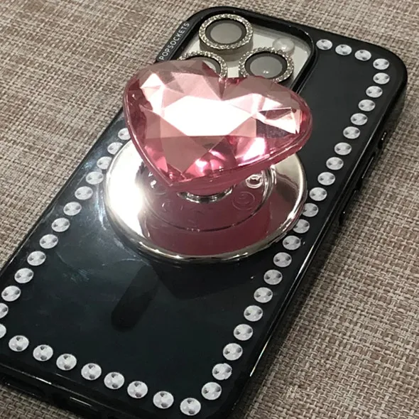 PopSockets INS HOT Heart-shaped Shine Crystal Magnetic Phone Grip Cute Universal Phone Stand Holder Poppings Socket Gift
PopSockets INS HOT Heart-shaped Shine Crystal Magnetic Phone Grip Cute Universal Phone Stand Holder Poppings Socket Gift