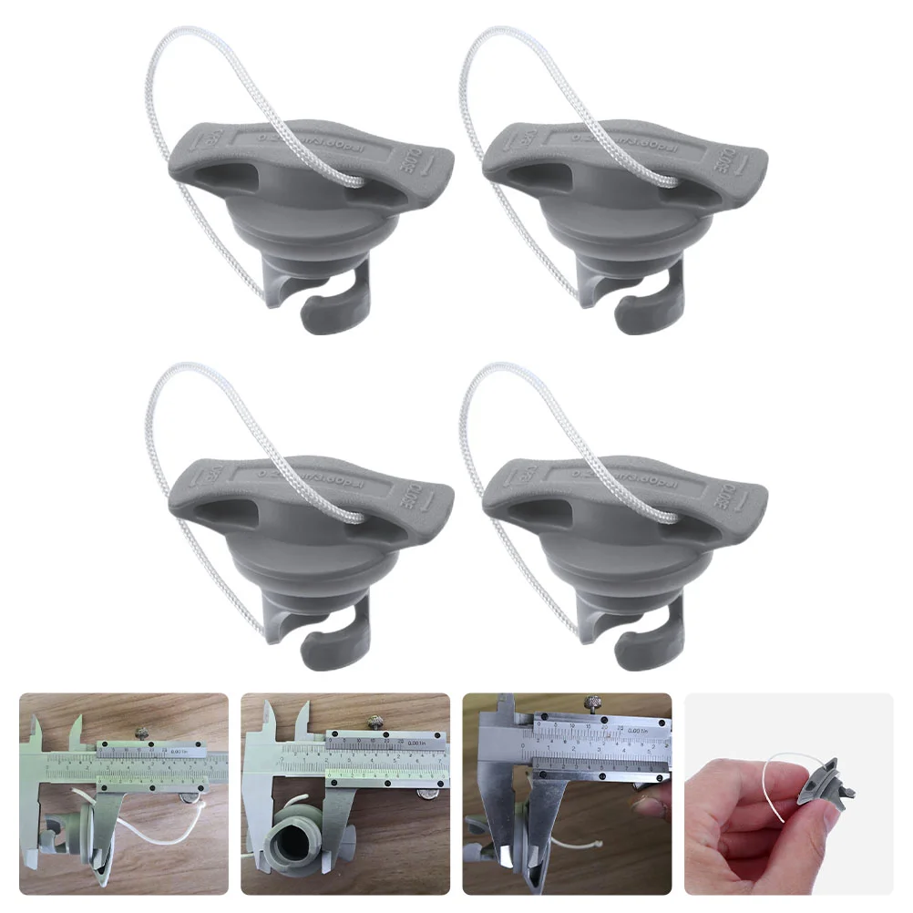 4 Pcs Kayak Air Valve Cover Caps Inflatable Boat Dinghy PVC Sealing Anti Leakage Fits Surfboard Wear Resistant
4 Pcs Kayak Air Valve Cover Caps Inflatable Boat Dinghy PVC Sealing Anti Leakage Fits Surfboard Wear Resistant