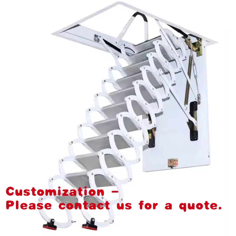 Customize.Modern Designed Automatic Telescopic Industrial Attic Stairs Folding Ladders-magnesium Alloy 1
Customize.Modern Designed Automatic Telescopic Industrial Attic Stairs Folding Ladders-magnesium Alloy 1