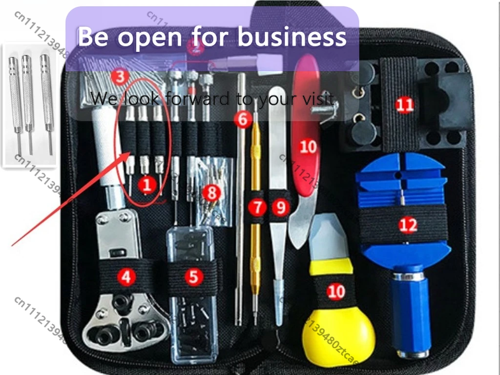 Clock repair tool set of 150 pieces, watch repair tools
Clock repair tool set of 150 pieces, watch repair tools