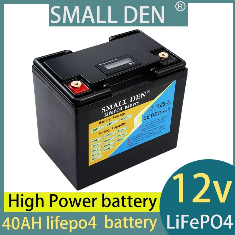 12v 40Ah LiFePO4 battery cell Lithium iron phosphate deep cycles for 12v Kid Scooters Boat Motor solar energy UPS power Tax Free
12v 40Ah LiFePO4 battery cell Lithium iron phosphate deep cycles for 12v Kid Scooters Boat Motor solar energy UPS power Tax Free