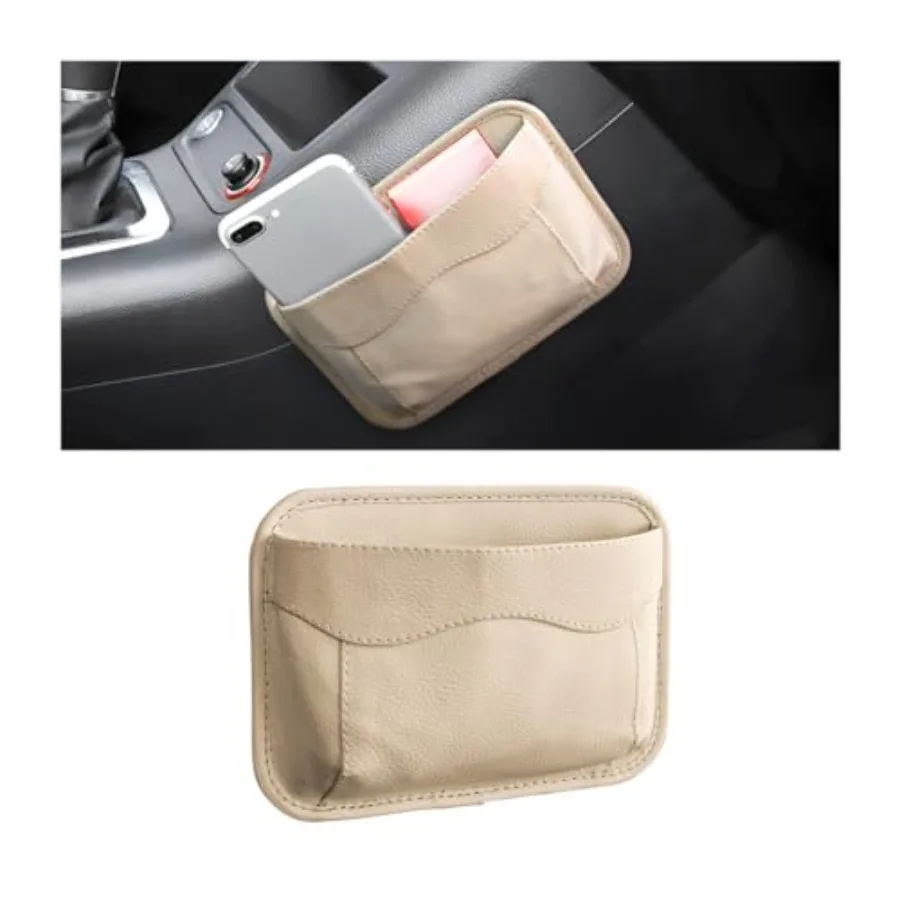 Car Seat Side Pocket Organizer, PU Leather Pen Phone Sunglasses Holder Tray Pouch Seat Gap Filler, Mini Storage Bag Car Interio
Car Seat Side Pocket Organizer, PU Leather Pen Phone Sunglasses Holder Tray Pouch Seat Gap Filler, Mini Storage Bag Car Interio