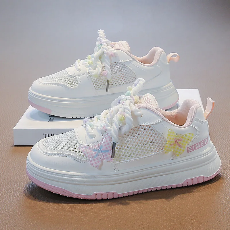 2025 Summer Fashion New Girl White Cute Butterfly Sneakers Soft Bottom Casual Shoes Versatile Chic Non-slip Campus Casual Shoes
2025 Summer Fashion New Girl White Cute Butterfly Sneakers Soft Bottom Casual Shoes Versatile Chic Non-slip Campus Casual Shoes