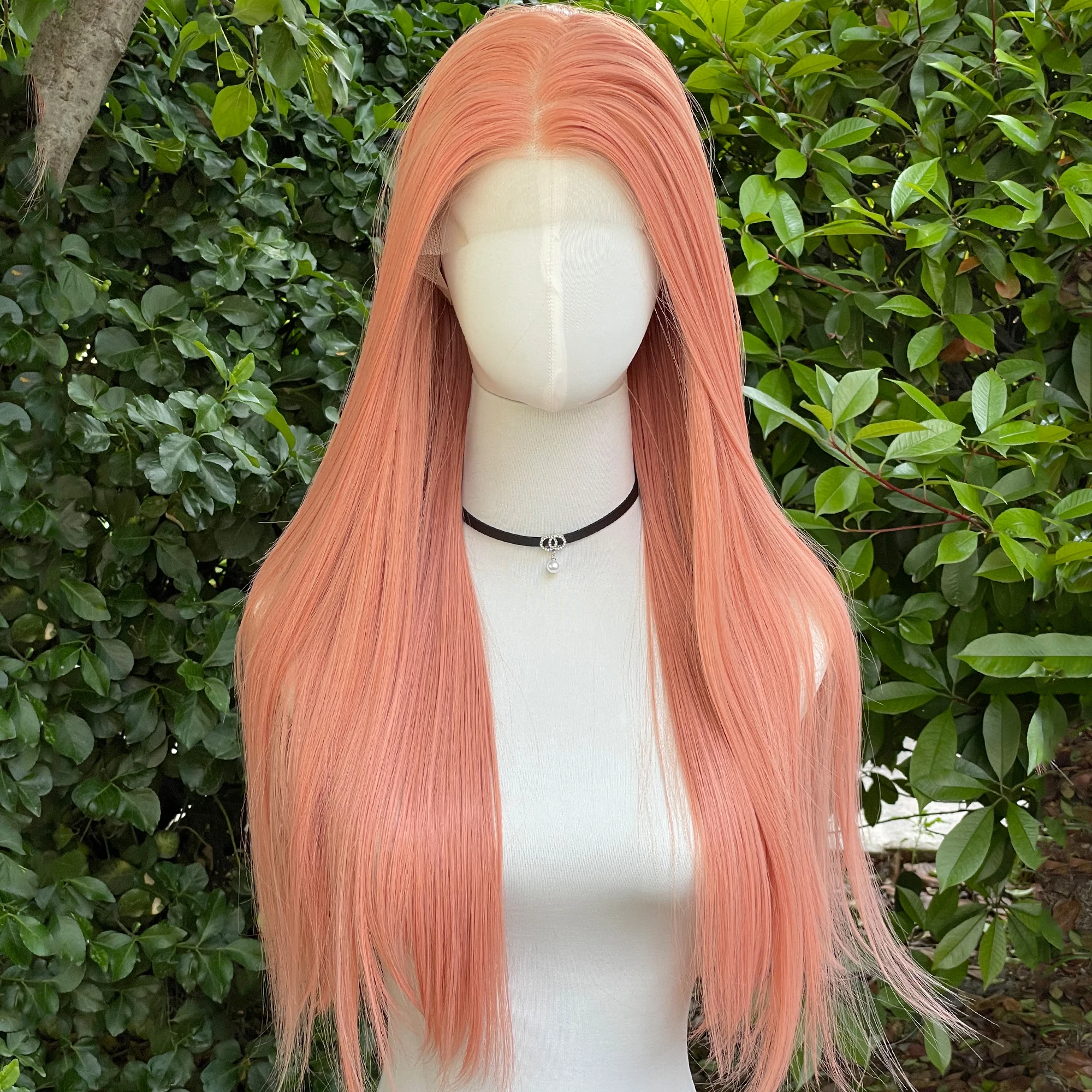Pink Long Straight 13x4 Synthetic Lace Front Wig for Women Fashion Color Cosplay Glueless Half Hand Tied 150% Density Medium Cap
Pink Long Straight 13x4 Synthetic Lace Front Wig for Women Fashion Color Cosplay Glueless Half Hand Tied 150% Density Medium Cap