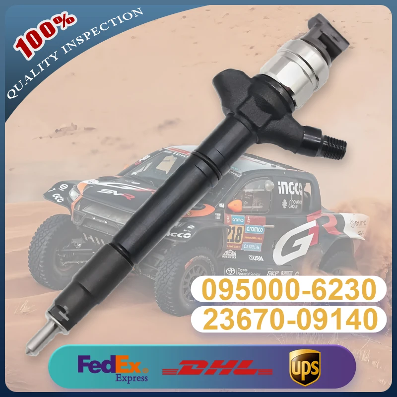 095000-6230 23670-09140 23670-09210 23670-0R070 Common Rail Injector for Toyota AVENSIS COROLLA VERSO RAV4 2.2 D-4D 2AD-FTV
095000-6230 23670-09140 23670-09210 23670-0R070 Common Rail Injector for Toyota AVENSIS COROLLA VERSO RAV4 2.2 D-4D 2AD-FTV