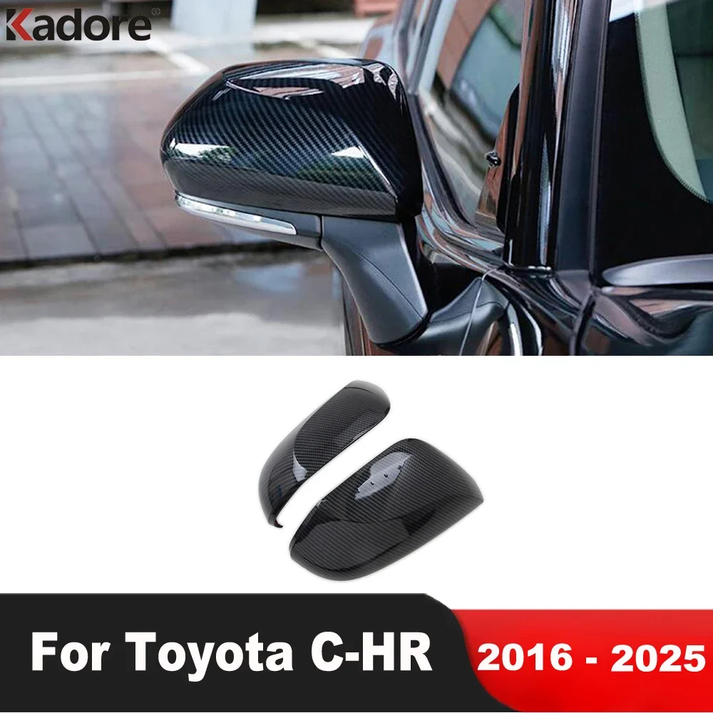 For Toyota C-HR CHR 2016-2024 2025 Carbon Fiber Car Rearview Mirror Cover Trim Side Door Wing Mirror Cap Overlay Accessories
For Toyota C-HR CHR 2016-2024 2025 Carbon Fiber Car Rearview Mirror Cover Trim Side Door Wing Mirror Cap Overlay Accessories