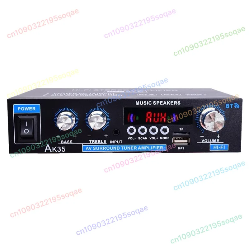 Suitable for AV-660BT Sound Amplifier CH 2.1 Power Amplifiers Home Car Meeting Theater AMP Support EQ FM USB SD Card 2 Mic input
Suitable for AV-660BT Sound Amplifier CH 2.1 Power Amplifiers Home Car Meeting Theater AMP Support EQ FM USB SD Card 2 Mic input