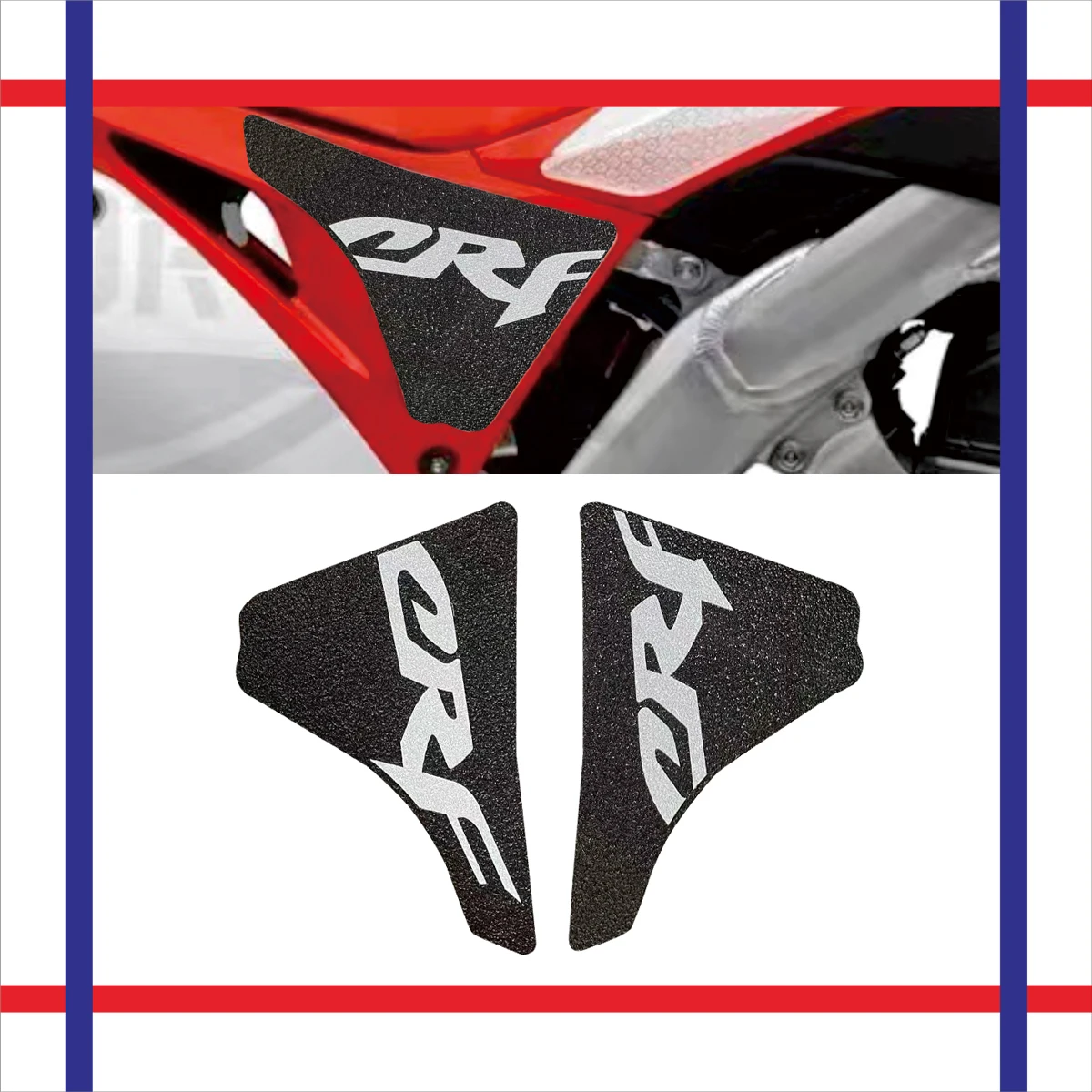 Motorcycle Side Tank Pad Protector Knee Anti-slip Mats for HONDA CRF 250R 17-19 250X 2019 450R 17-19 450RX 450 RWE X L
Motorcycle Side Tank Pad Protector Knee Anti-slip Mats for HONDA CRF 250R 17-19 250X 2019 450R 17-19 450RX 450 RWE X L
