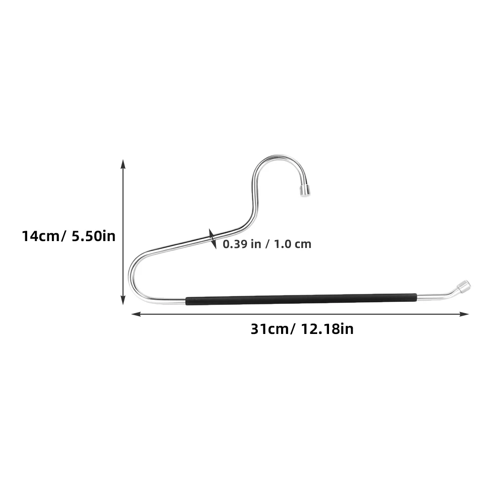 6 Pcs Stainless Steel PVC Non-slip Wardrobe Storage Rack Pants Organizer Space Saving Closet Hanger Jeans Skirt
6 Pcs Stainless Steel PVC Non-slip Wardrobe Storage Rack Pants Organizer Space Saving Closet Hanger Jeans Skirt