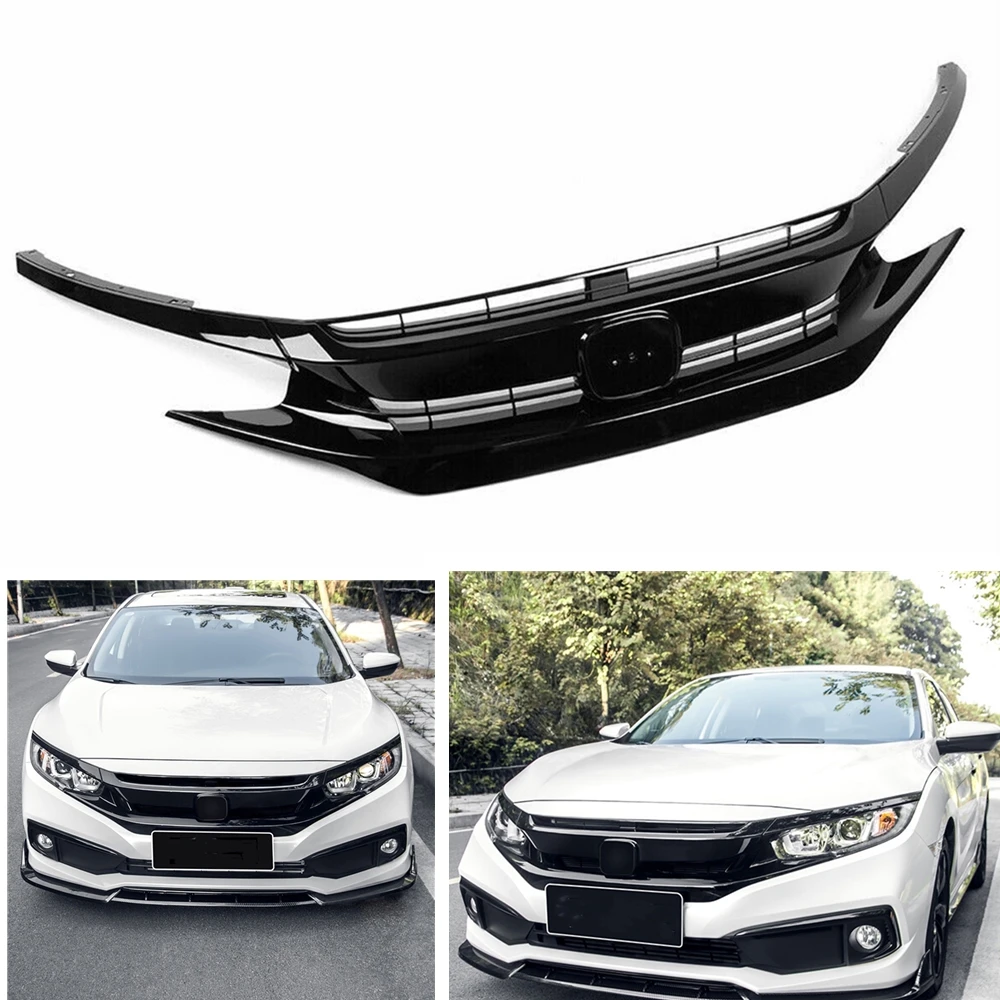 For 10th 2016 2017 2018 Coupe Sedan Front Grille Racing Grills Upper Bumper Intake Hood Mesh Grid Splitter Spoiler
For 10th 2016 2017 2018 Coupe Sedan Front Grille Racing Grills Upper Bumper Intake Hood Mesh Grid Splitter Spoiler