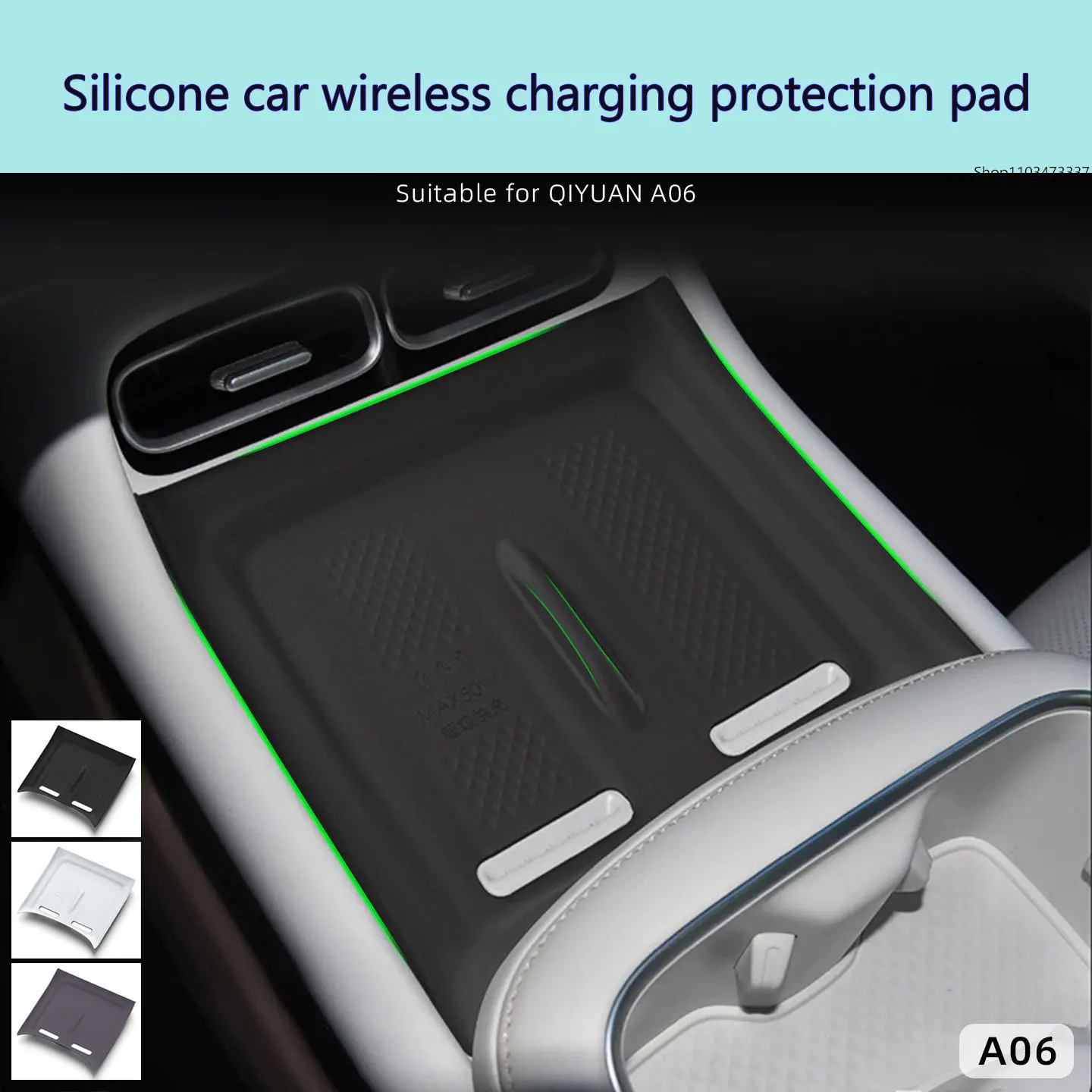 For Chang'an Qiyuan A06 silicone wireless charging pad, central control phone pad, 26 models, 2026 accessories and supplies
For Chang'an Qiyuan A06 silicone wireless charging pad, central control phone pad, 26 models, 2026 accessories and supplies