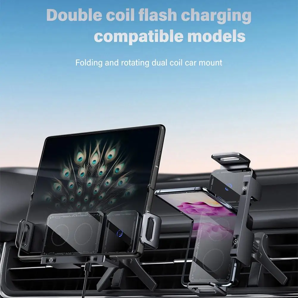 Беспроводное автомобильное зарядное устройство для Samsung Galaxy Z Filp/Fold 6, дизайн с зажимом-крючком, держатель для телефона с зарядным устройством, магнитный мобильный телефон St D4A4
Беспроводное автомобильное зарядное устройство для Samsung Galaxy Z Filp/Fold 6, дизайн с зажимом-крючком, держатель для телефона с зарядным устройством, магнитный мобильный телефон St D4A4