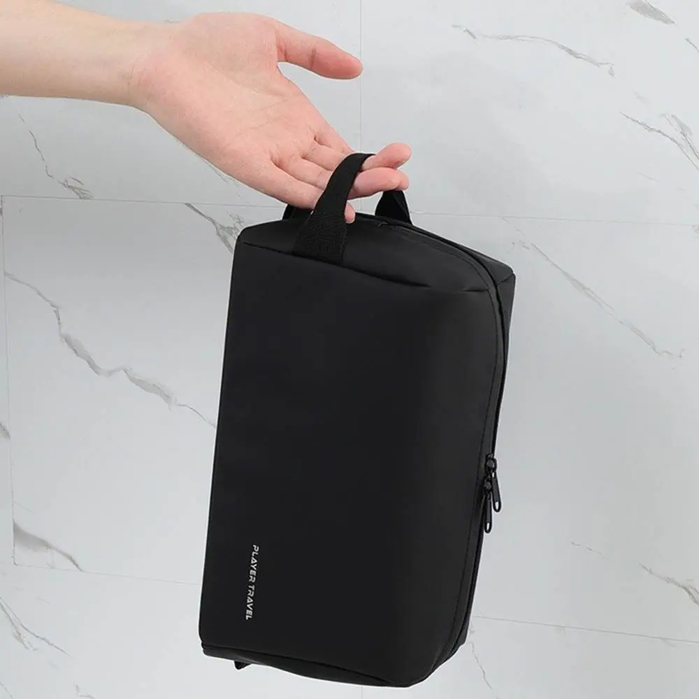 Waterproof Man Cosmetic Bag Large Capacity Handheld PU Toiletry Bag Lightweight Dry and Wet Separation Makeup Bag Toiletrie
Waterproof Man Cosmetic Bag Large Capacity Handheld PU Toiletry Bag Lightweight Dry and Wet Separation Makeup Bag Toiletrie