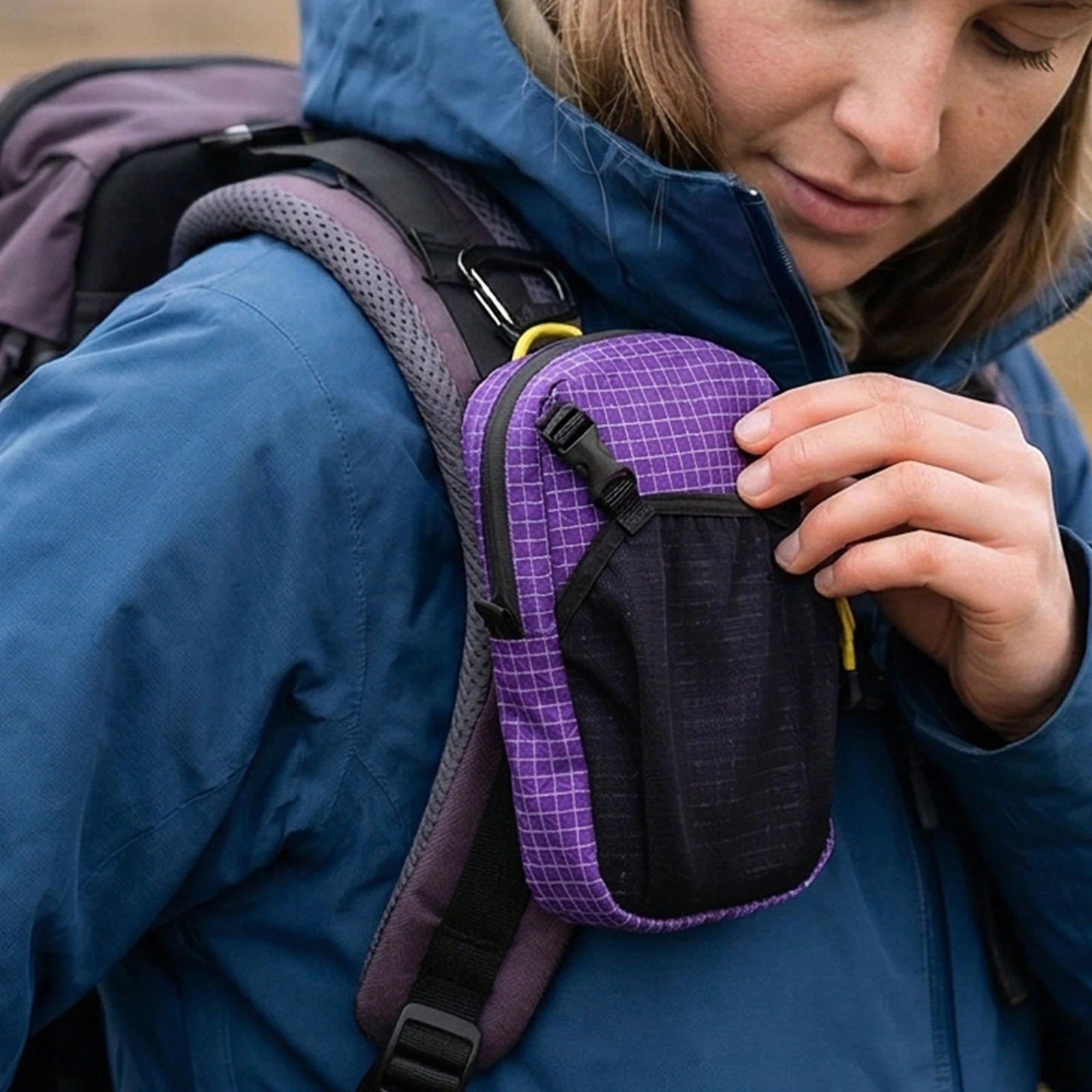 Backpack Strap Pouch with Hook Portable Storage Expansion Bag Backpack Arm Hanging Bag Mountaineering Organizer Accessories
Backpack Strap Pouch with Hook Portable Storage Expansion Bag Backpack Arm Hanging Bag Mountaineering Organizer Accessories