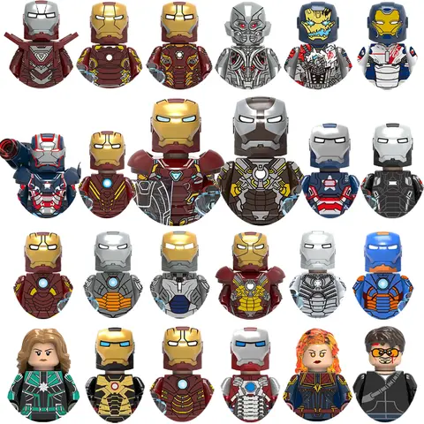 Blocks Bricks Iron Man For Toys Gifts Mini Action Figures Children Building Blocks For Party