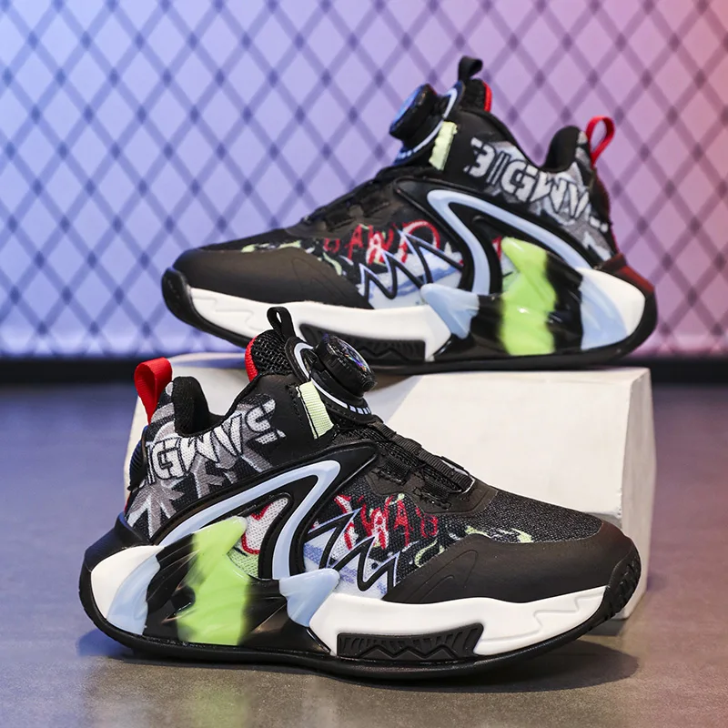 Children‘s Basketball Shoes Anti-slip Basketball Boots Outdoor Cushioned Sports Shoes Kids Quick-Lacing Ankle Support Sneakers
Children‘s Basketball Shoes Anti-slip Basketball Boots Outdoor Cushioned Sports Shoes Kids Quick-Lacing Ankle Support Sneakers