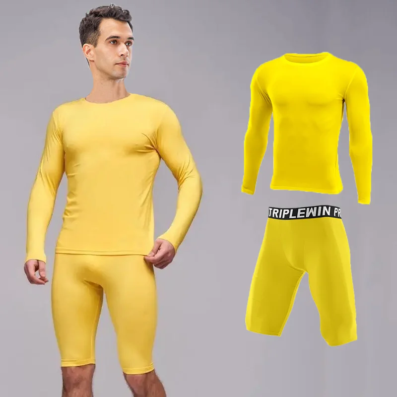 Men Women Fitness Suit Compression Running Long Base T Shirt Fitness Sport Set Jogging Basketball Football Gym Bottom Clothes B9
Men Women Fitness Suit Compression Running Long Base T Shirt Fitness Sport Set Jogging Basketball Football Gym Bottom Clothes B9