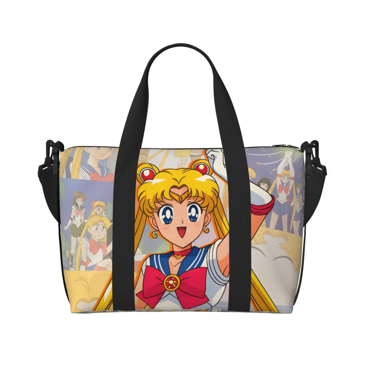 Пляжная сумка-тоут Custom S-Sailors Moons для женщин, очень большая, для спортзала, с винтажным принтом в стиле комиксов, для путешествий и шопинга
Пляжная сумка-тоут Custom S-Sailors Moons для женщин, очень большая, для спортзала, с винтажным принтом в стиле комиксов, для путешествий и шопинга