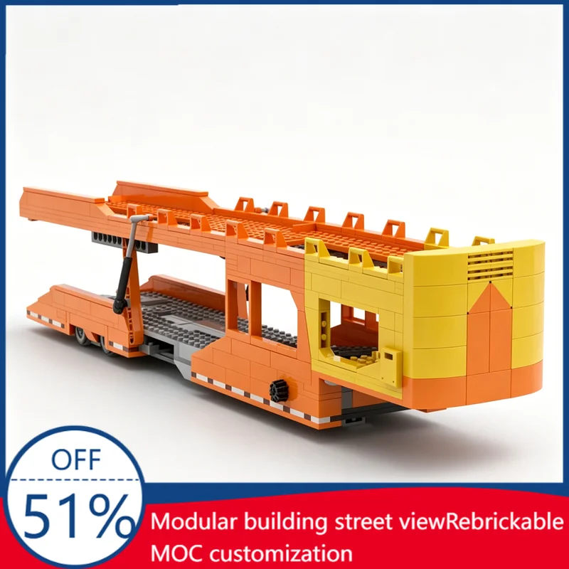 706 Pcs Orange Yellow 6 Car Customize Champions Transporter Trailer Custom Building Blocks Educational Assembly Toy Collectors
706 Pcs Orange Yellow 6 Car Customize Champions Transporter Trailer Custom Building Blocks Educational Assembly Toy Collectors