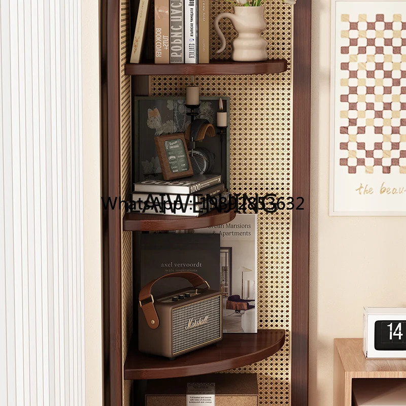 GZ-Z household storage rattan triangular storage floor storage rack against the corner
GZ-Z household storage rattan triangular storage floor storage rack against the corner