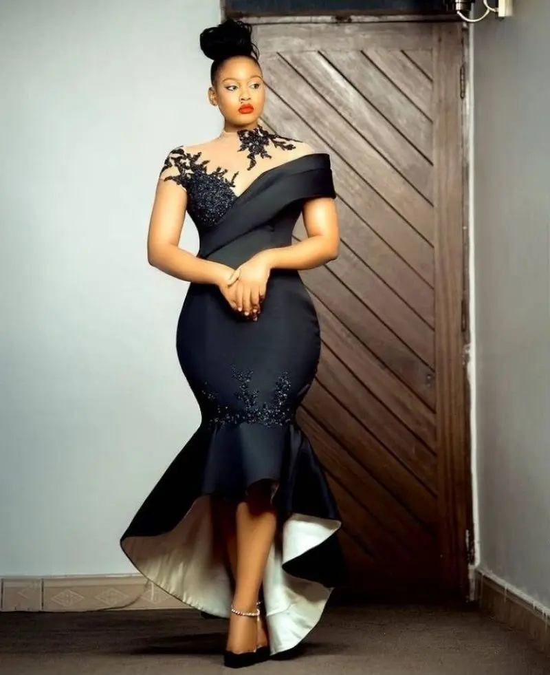 Женское модное вечернее платье для взрослых по индивидуальному заказу, сексуальное облегающее платье знаменитостей в европейском и американском стиле, черное платье «рыбий хвост»
Женское модное вечернее платье для взрослых по индивидуальному заказу, сексуальное облегающее платье знаменитостей в европейском и американском стиле, черное платье «рыбий хвост»