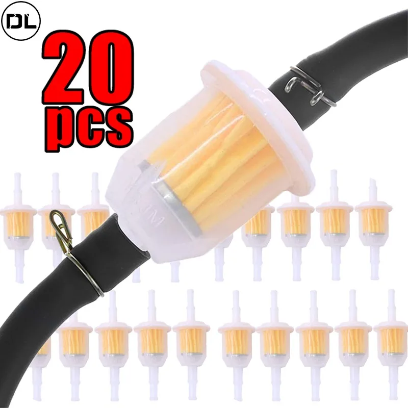 20pcs Universal Gasoline Gas Fuel Gasoline Oil Filter for Motorcycle Moped Scooter Motocross Gasoline Fuel Filter Accessories
20pcs Universal Gasoline Gas Fuel Gasoline Oil Filter for Motorcycle Moped Scooter Motocross Gasoline Fuel Filter Accessories