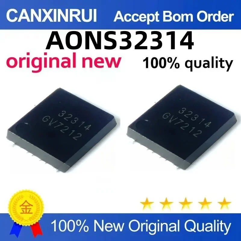 (5-100 pieces) AONS32314 QFN5x6 AON32314 silk screen 32314 AONR32314 QFN3x3 chip
(5-100 pieces) AONS32314 QFN5x6 AON32314 silk screen 32314 AONR32314 QFN3x3 chip