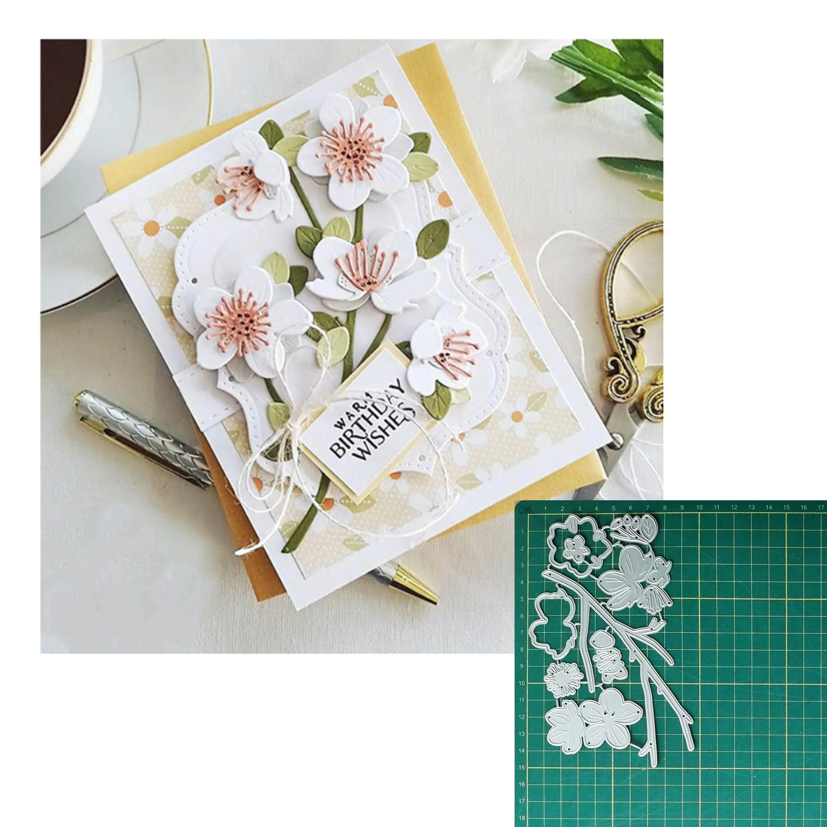 Flower Metal Cutting Dies for DIY Scrapbook Album Paper Card Decoration Crafts Embossing mould
Flower Metal Cutting Dies for DIY Scrapbook Album Paper Card Decoration Crafts Embossing mould