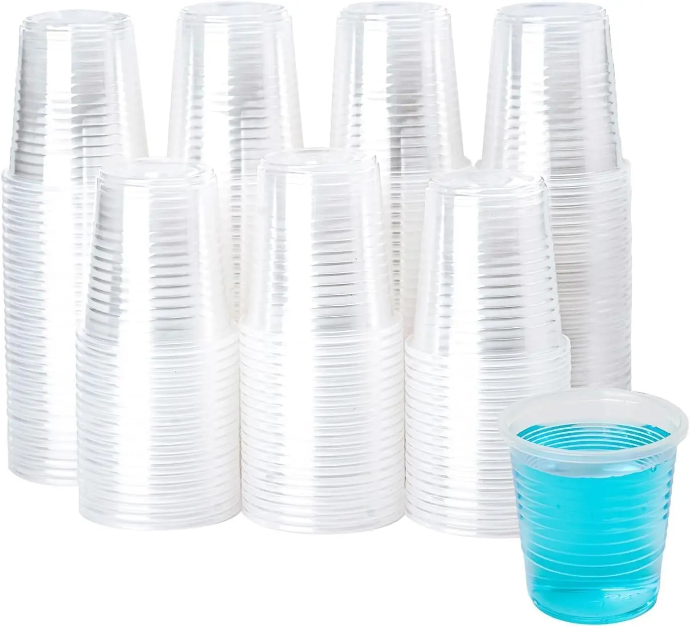 3 oz Disposable Plastic Cups 500 Pack Clear for Bathroom Mouthwash Parties and BBQ
3 oz Disposable Plastic Cups 500 Pack Clear for Bathroom Mouthwash Parties and BBQ