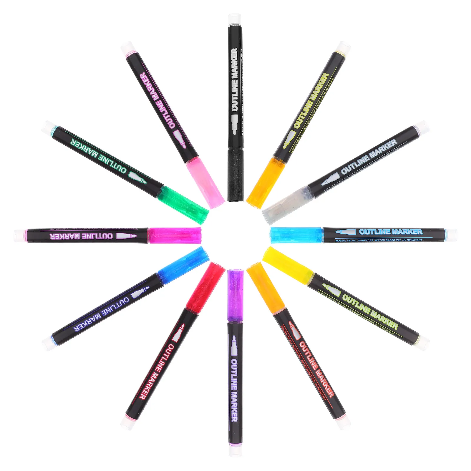 Набор из 12 маркеров для скетчбуков с двойной линией и блестками, креативные ручки для творчества, яркие цвета, для рисования и школы
Набор из 12 маркеров для скетчбуков с двойной линией и блестками, креативные ручки для творчества, яркие цвета, для рисования и школы