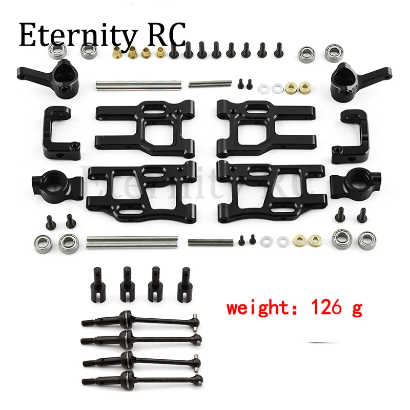 LC Racing PTG-2 Full Set Metal Upgrade Parts for 1/10 RC Car - Steering Cup Swing Arm Axle Mount C Base CVD
LC Racing PTG-2 Full Set Metal Upgrade Parts for 1/10 RC Car - Steering Cup Swing Arm Axle Mount C Base CVD