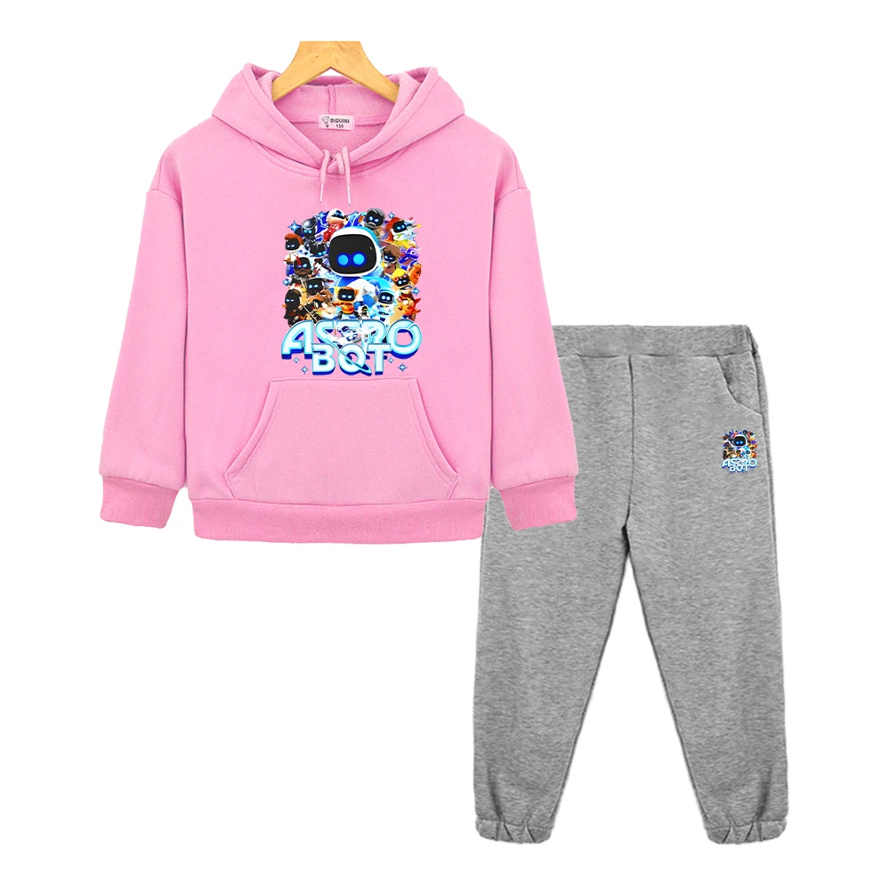 Astro Bot Autumn anime hoodie Fleece sweatshirt pullover Cartoon jackets 2pcs boys girls Sport Hooded Sets kids boutique clothes
Astro Bot Autumn anime hoodie Fleece sweatshirt pullover Cartoon jackets 2pcs boys girls Sport Hooded Sets kids boutique clothes