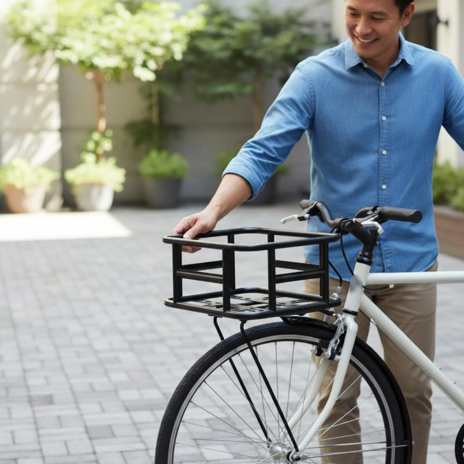 Mountain Bike Rear Basket Thickened Frame Metal Bike Basket Portable Easy Installation for Cycling, Shopping
Mountain Bike Rear Basket Thickened Frame Metal Bike Basket Portable Easy Installation for Cycling, Shopping