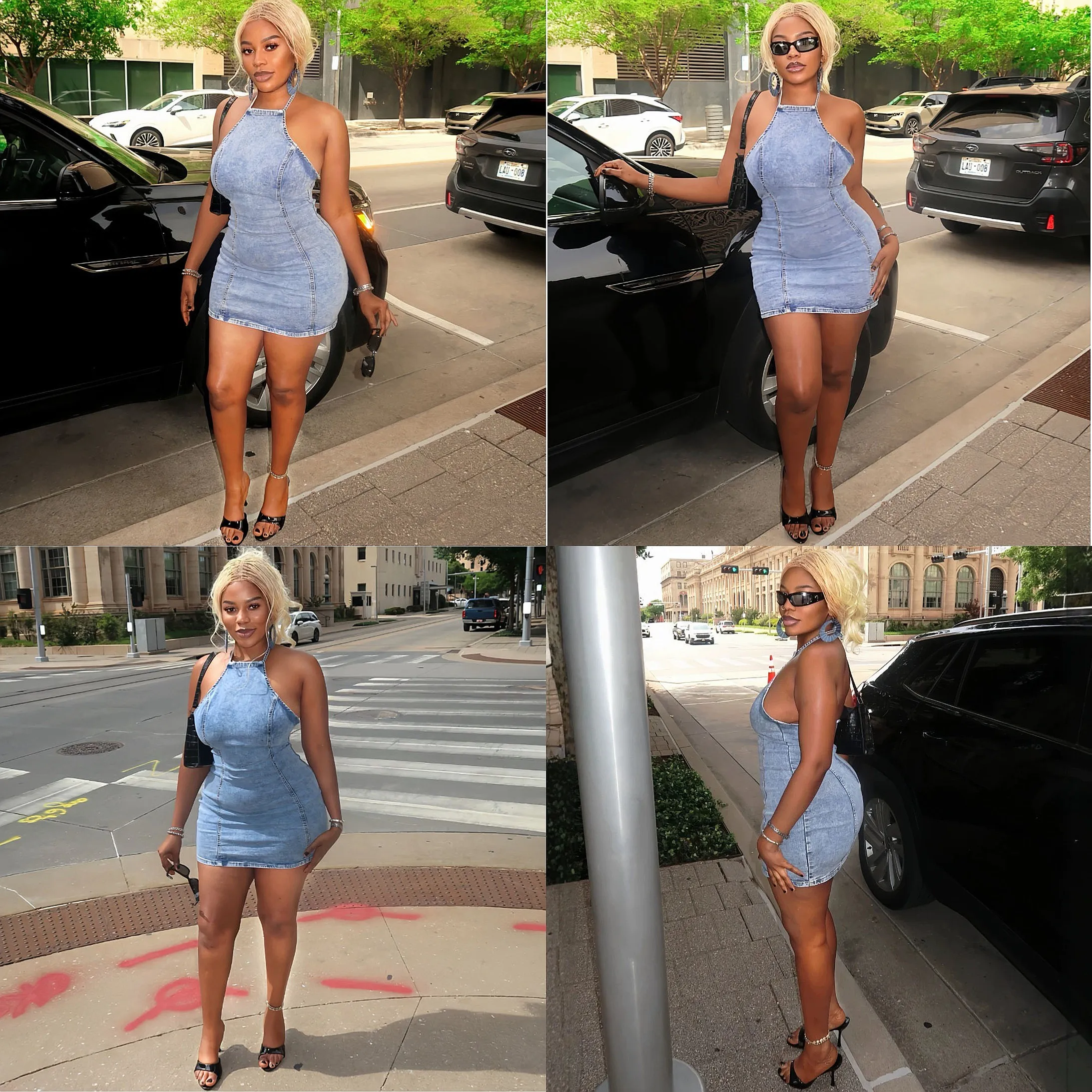Sexy Denim Dress for Women Summer Strapless Tie Backless Bodycon Mini Dresses
Sexy Denim Dress for Women Summer Strapless Tie Backless Bodycon Mini Dresses