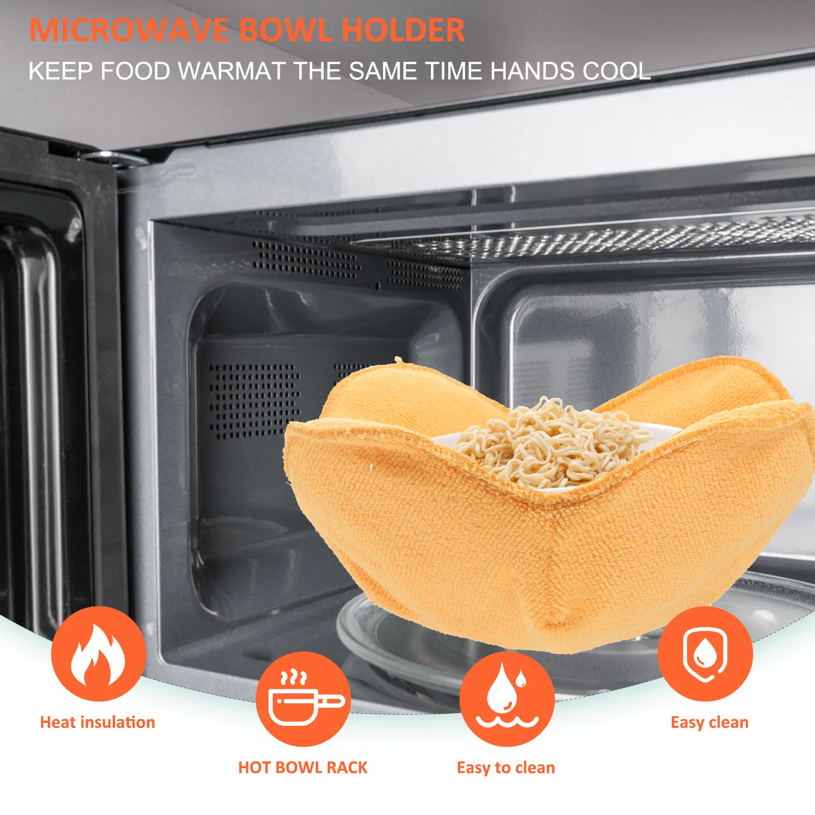 4Pcs Microwave Safe Bowl Holder Premium Insulation Plate Protector for Hot Dishes and Bowls Kitchen Anti-Burn Bowl Mat
4Pcs Microwave Safe Bowl Holder Premium Insulation Plate Protector for Hot Dishes and Bowls Kitchen Anti-Burn Bowl Mat