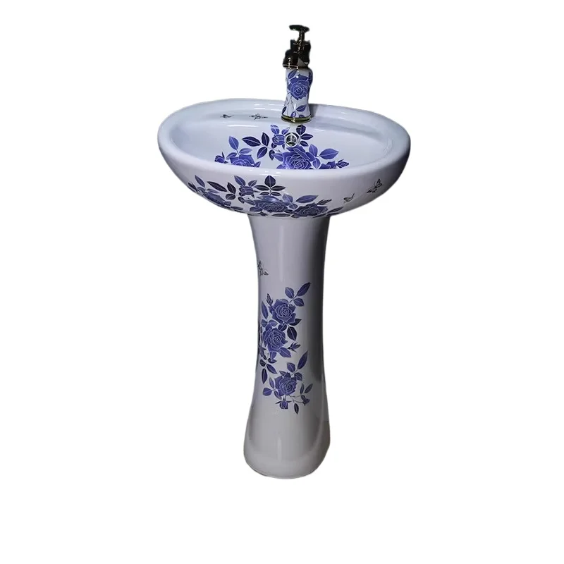*Balcony column wash basin bathroom ceramic washbasin column basin floor type household
*Balcony column wash basin bathroom ceramic washbasin column basin floor type household