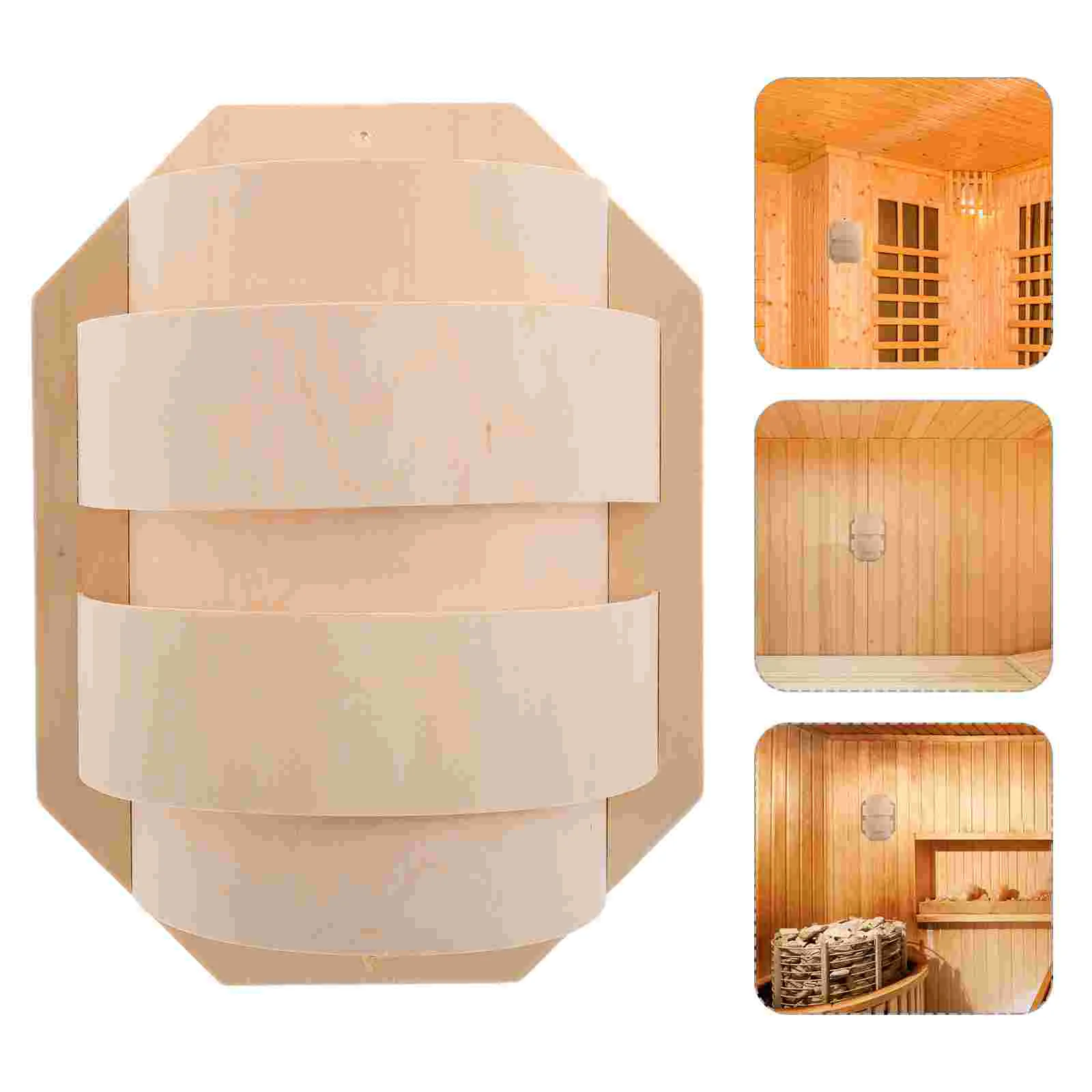 Sauna Lamp Shade Lightweight Wooden Light Fixture Steam Room Bulb Cover Simple Decorative Soft Light Khaki Thin
Sauna Lamp Shade Lightweight Wooden Light Fixture Steam Room Bulb Cover Simple Decorative Soft Light Khaki Thin