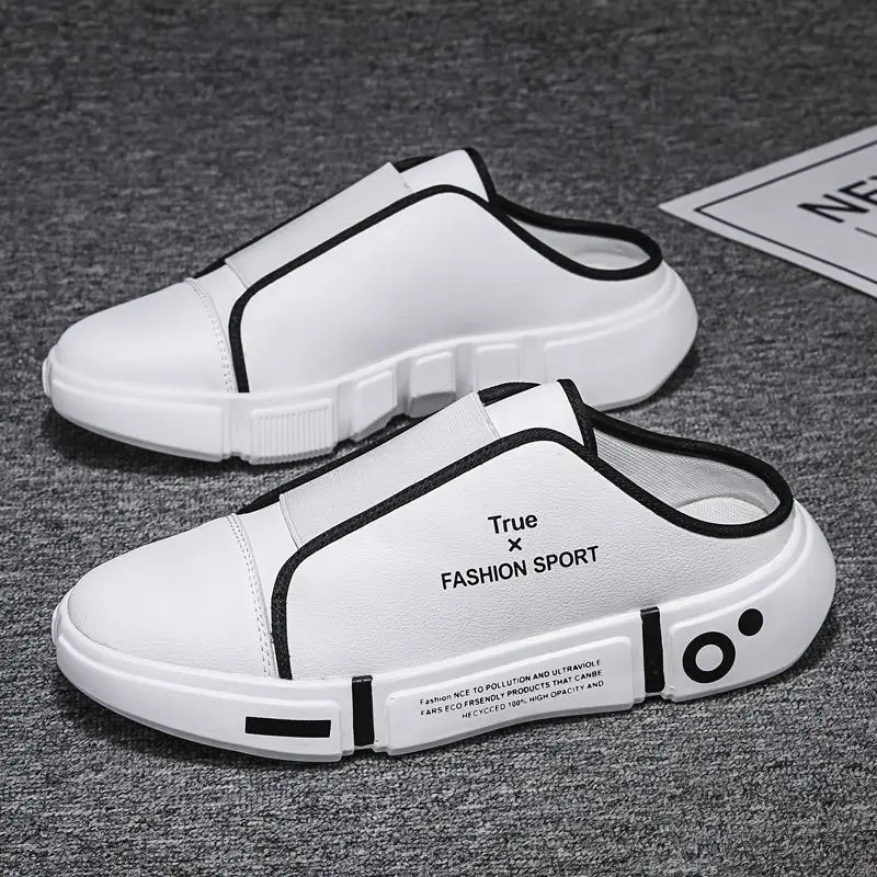 Men's Summer New Style Breathable Slip-On Lazy Shoes Half Slippers round Toe Rubber Outsole Cloth Upper Spring Autumn Casual
Men's Summer New Style Breathable Slip-On Lazy Shoes Half Slippers round Toe Rubber Outsole Cloth Upper Spring Autumn Casual