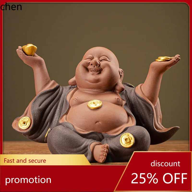 Cz zen ceramic bring in wealth and treasure maitreya laughing buddha ornament creative entrance office decoration placement
Cz zen ceramic bring in wealth and treasure maitreya laughing buddha ornament creative entrance office decoration placement