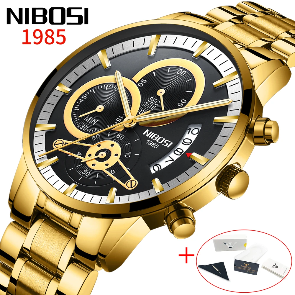 NIBOSI Military Quartz Wristwatch Top Brand Luxury Famous Men's Watches Chronograph Luminous Waterproof Watch Relogio Masculino
NIBOSI Military Quartz Wristwatch Top Brand Luxury Famous Men's Watches Chronograph Luminous Waterproof Watch Relogio Masculino